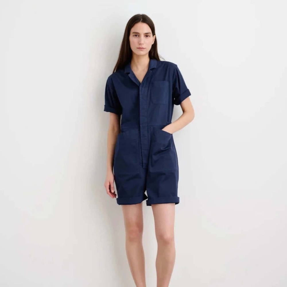 Alex Mill Navy Blue Jumpsuit - Size Small